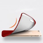 Wholesale iPhone 7 Plus Soft Touch Slim Flexible Case (Red)